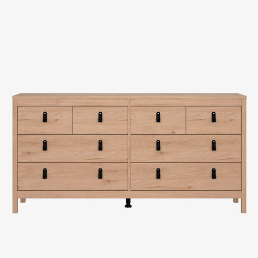 MADRID Double Chest of Drawers White 160x38x80cm