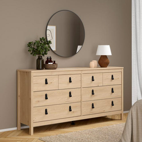 MADRID Double Chest of Drawers White 160x38x80cm