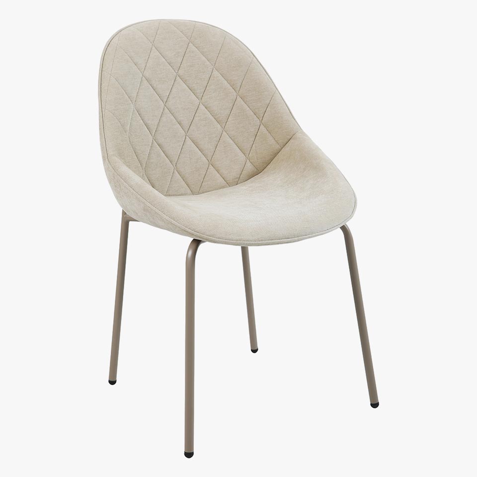 Cadeira de Jantar LUXE NEST Bege