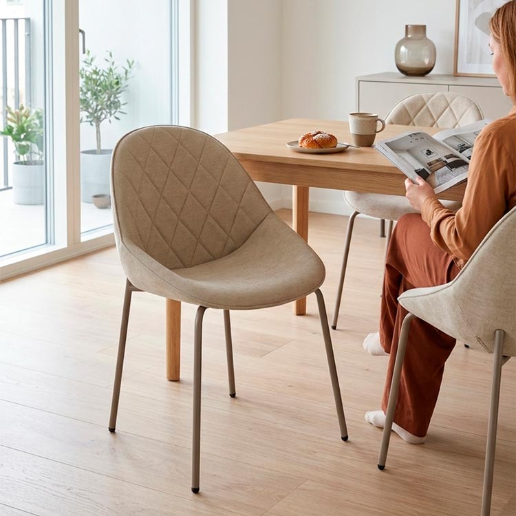 Cadeira de Jantar LUXE NEST Bege