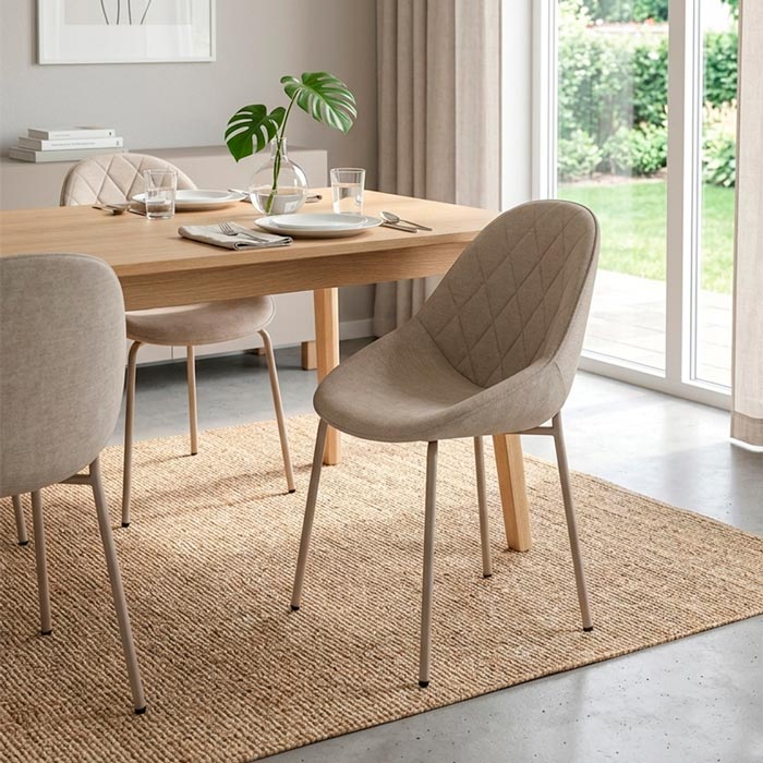 PURUS Chair with Slatted Backrest 43x47x77cm