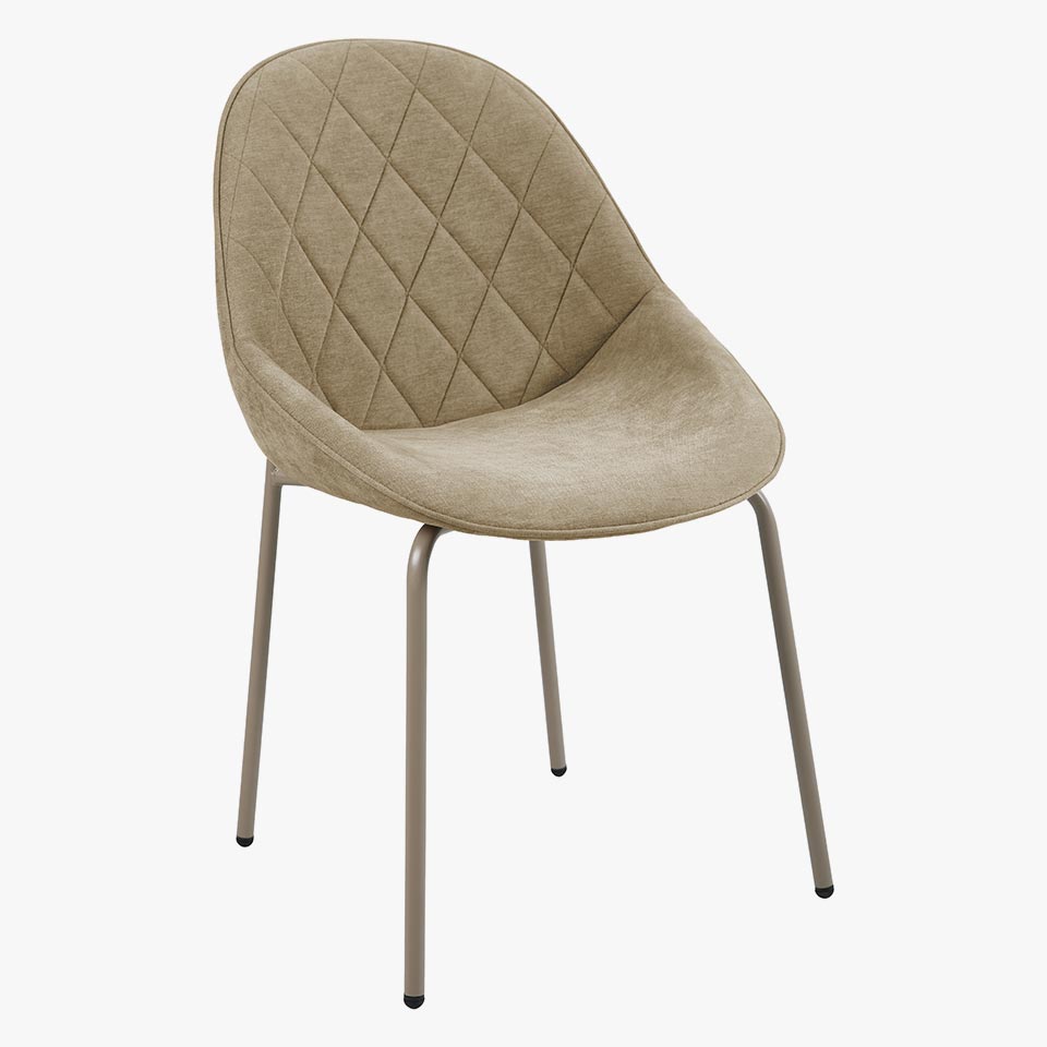 PURUS Chair with Slatted Backrest 43x47x77cm