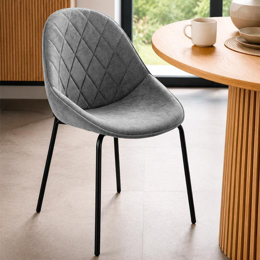 Cadeira de Jantar LUXE NEST Cinza