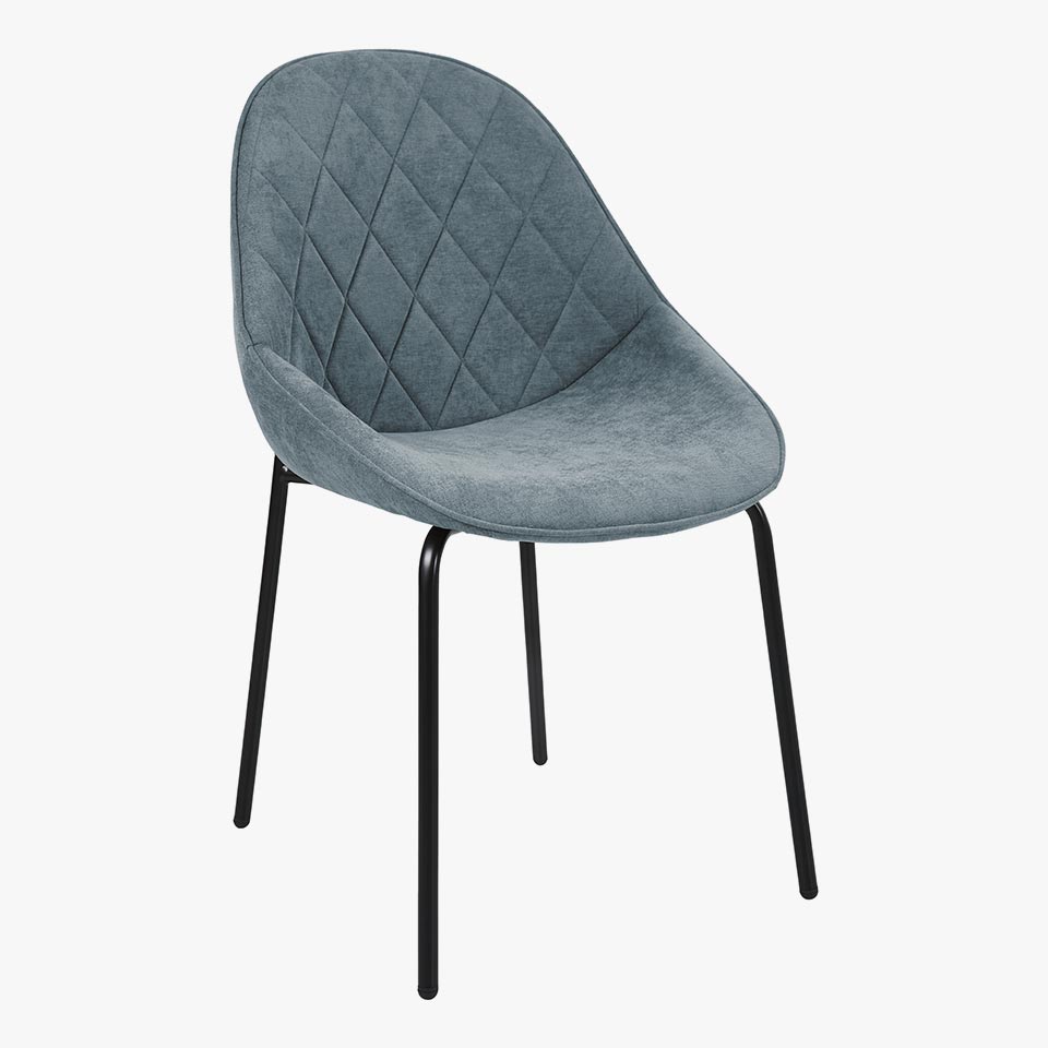 PURUS Chair with Slatted Backrest 43x47x77cm
