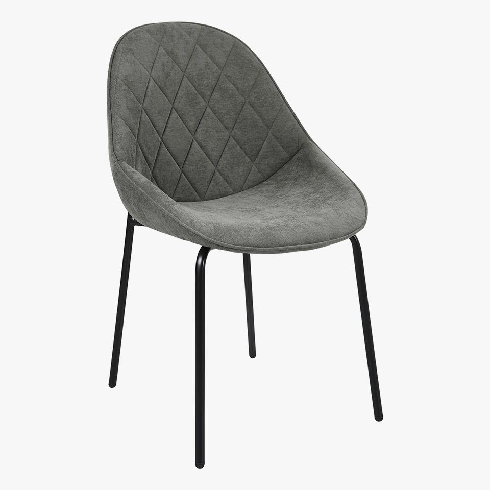 PURUS Chair with Slatted Backrest 43x47x77cm
