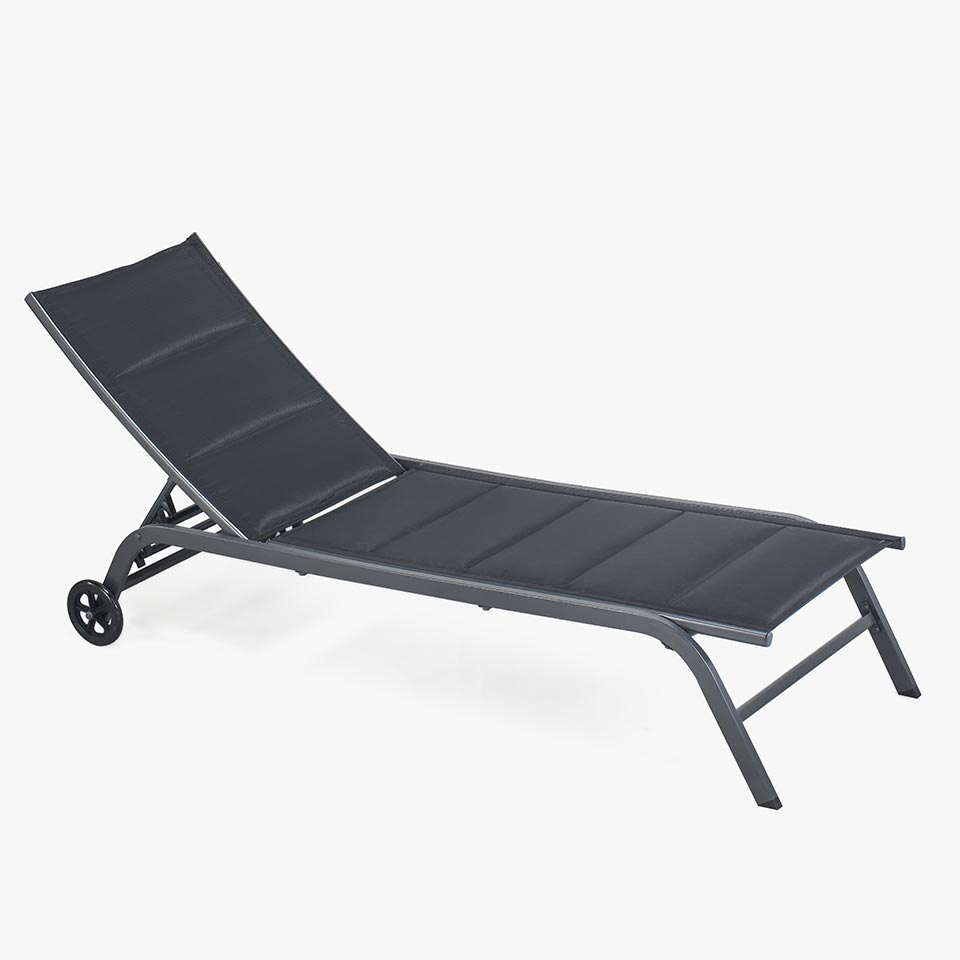 SUN Black Lounger