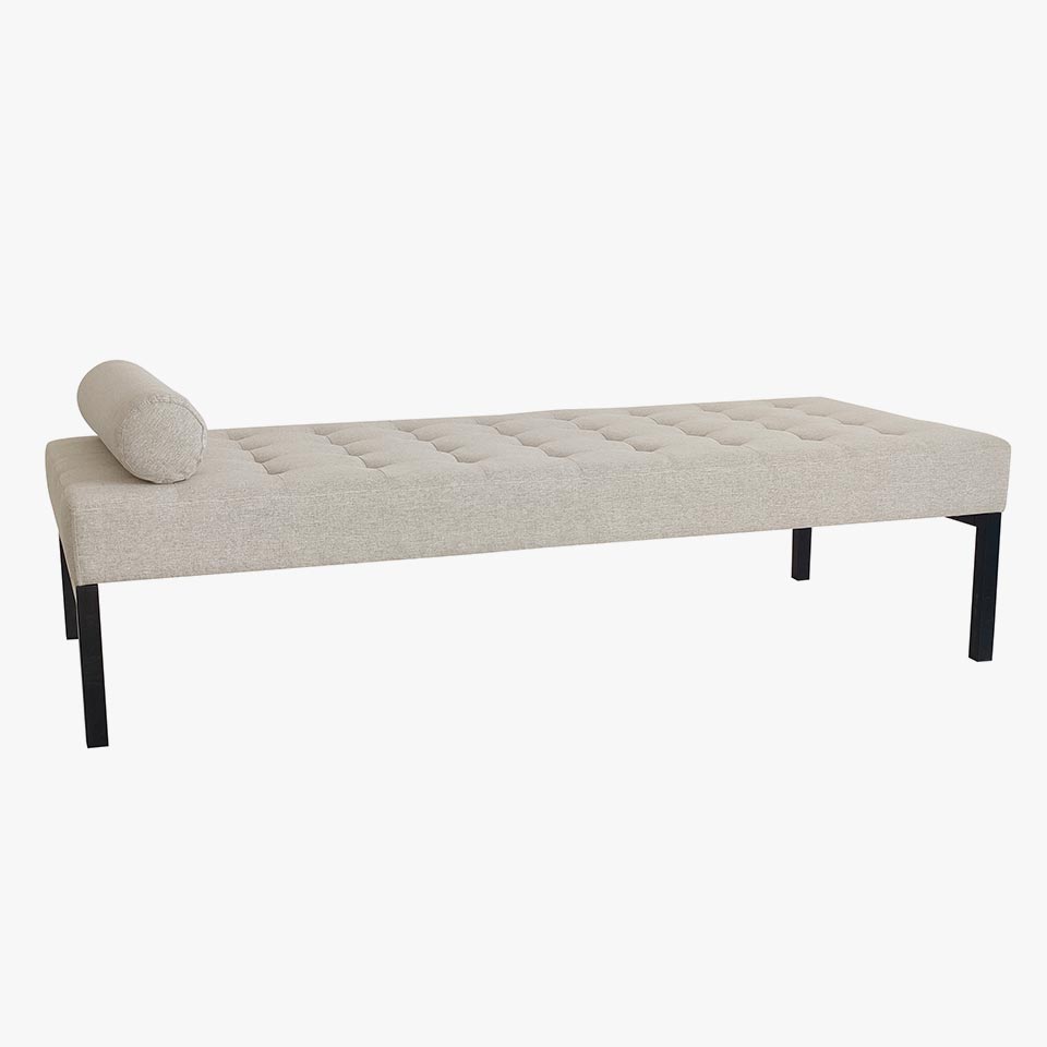 Chaise Longue RIPOSO Cru 179x77cm