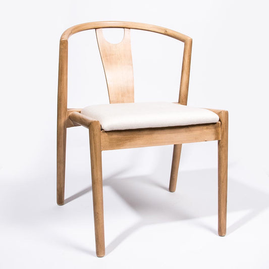 PURUS Chair with Upholstered Seat 53x56x76cm