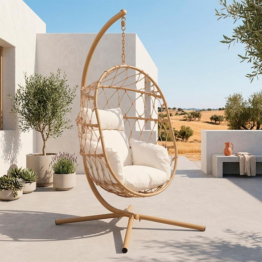 Cadeira de Baloiço Exterior SWING LINE Natural