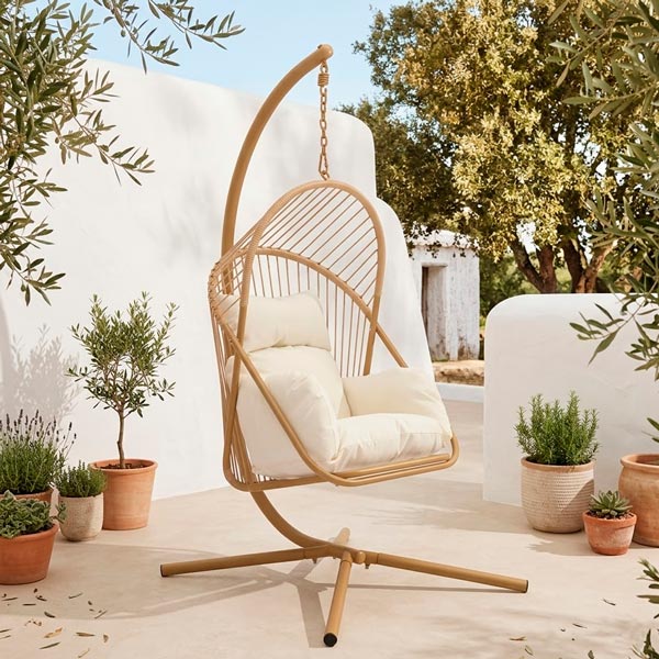 RELAXNEST Outdoor Rocking Chair Natural