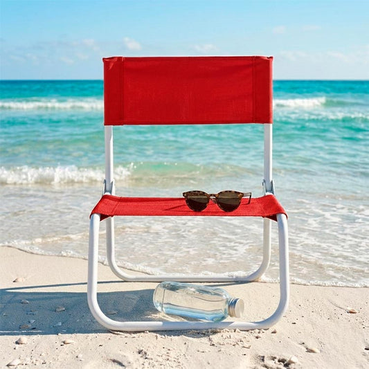 Cadeira de Praia Baixa SOLIS Vermelho