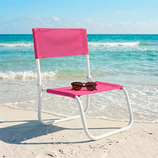 Cadeira de Praia Baixa SOLIS Rosa
