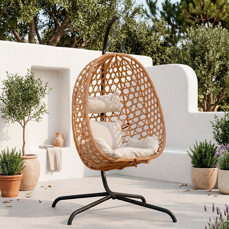 RELAXNEST Outdoor Rocking Chair Natural