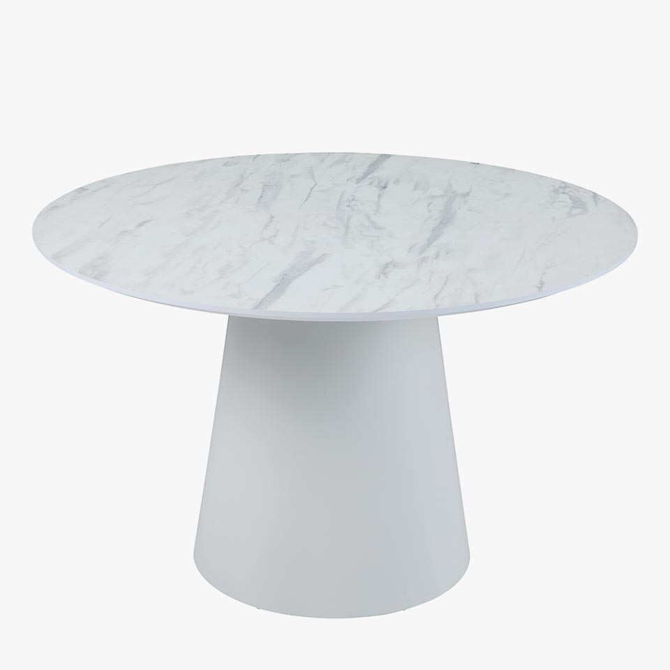 Mesa de Jantar AURA Branco 120cm