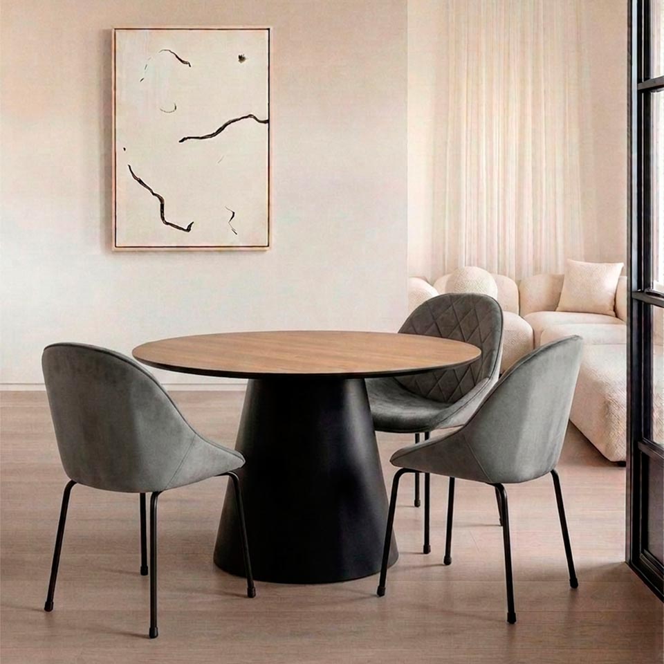 Mesa de Jantar AURA Madeira 120cm