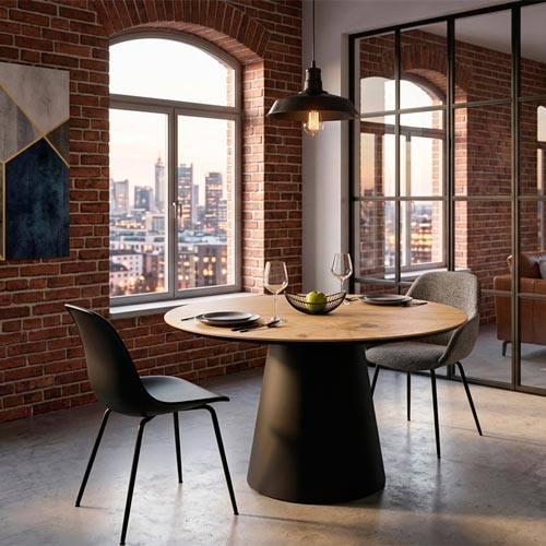 Mesa de Jantar AURA Madeira 120cm