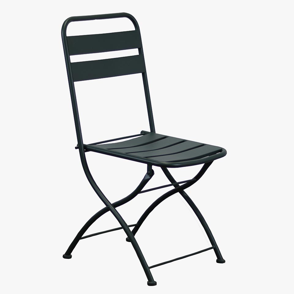 ESPLANADA Green Folding Outdoor Chair 42x50cm