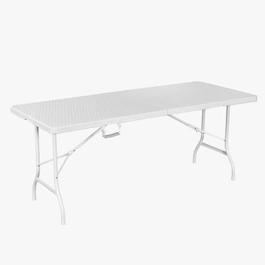 Mesa de Exterior Dobrável LOSANGO SQUARE Branco 180x75cm