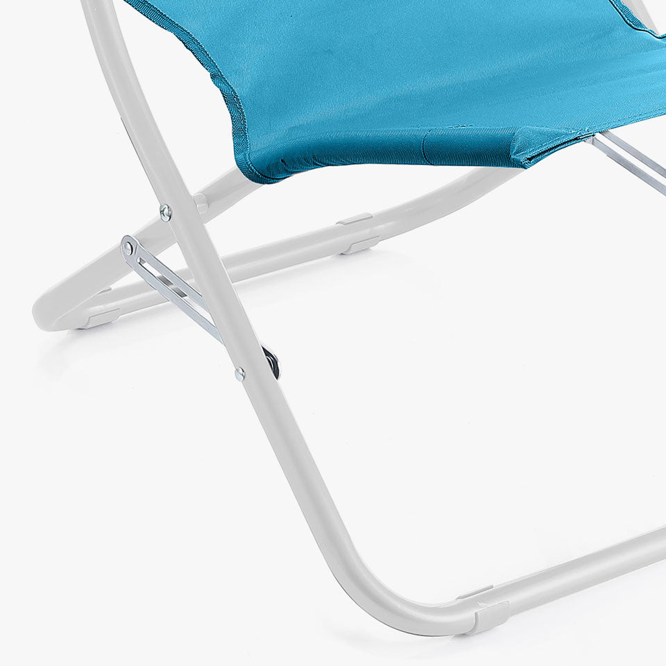 Cadeira de Exterior Com Almofada SLIM Azul