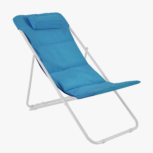 Cadeira de Exterior Com Almofada LUNE Azul