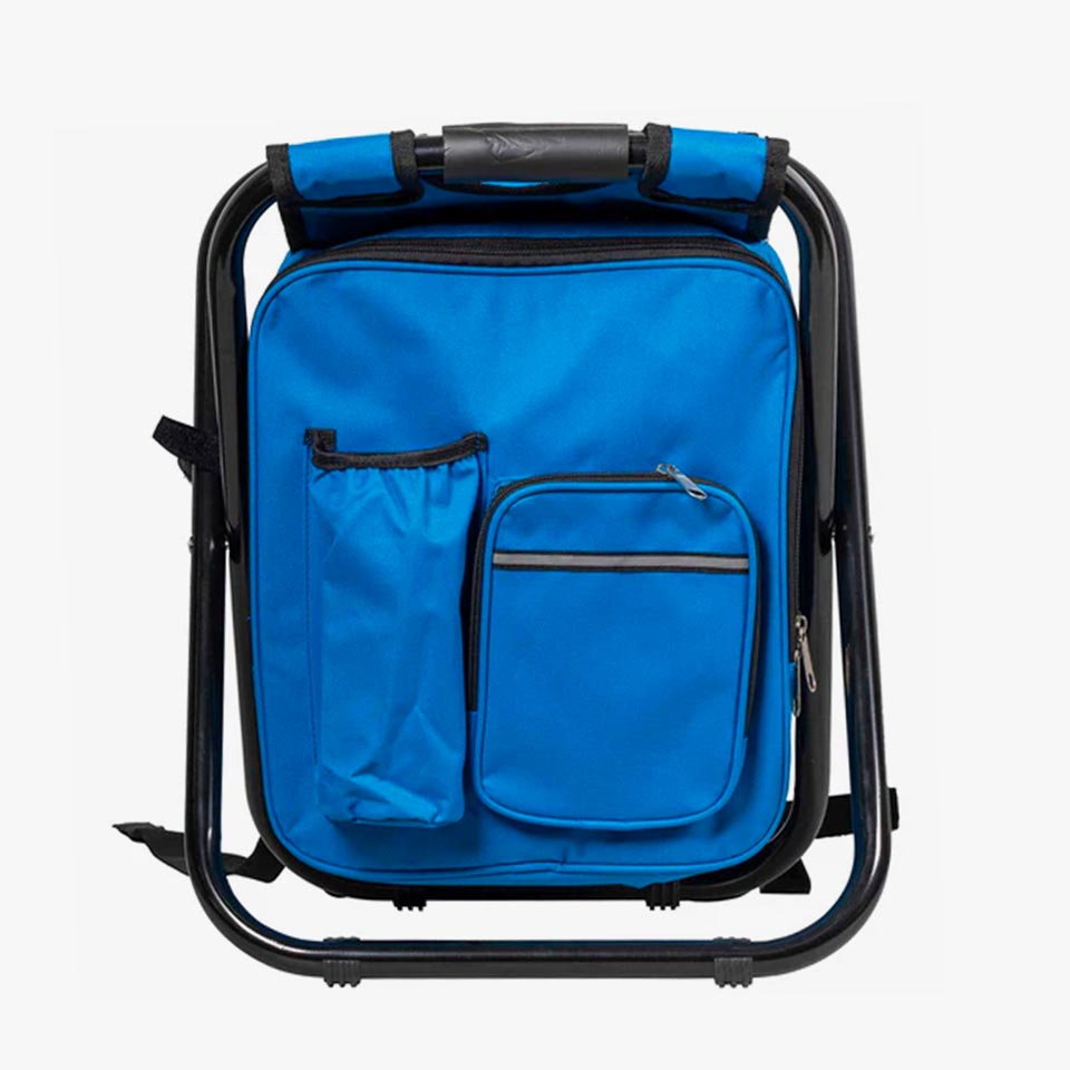 Banco Mochila Dobrável SOLIS Azul