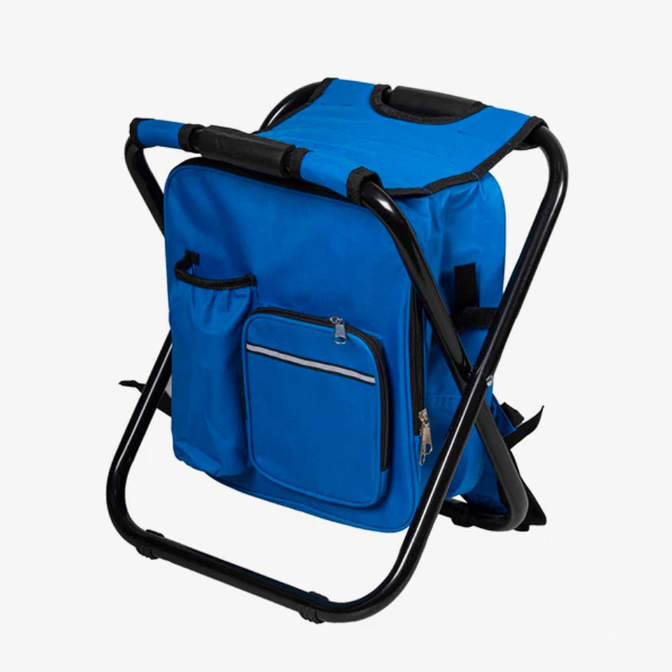 Banco Mochila Dobrável SOLIS Azul