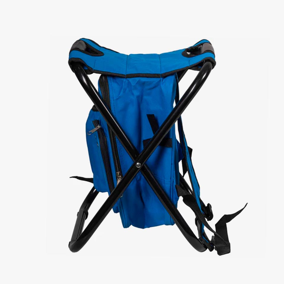 Banco Mochila Dobrável SOLIS Azul