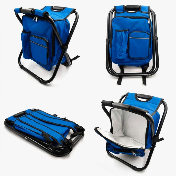 Banco Mochila Dobrável SOLIS Azul