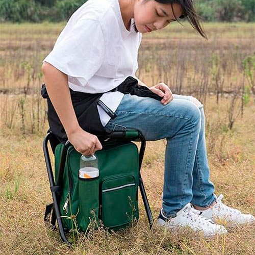 Banco Mochila Dobrável SOLIS Verde