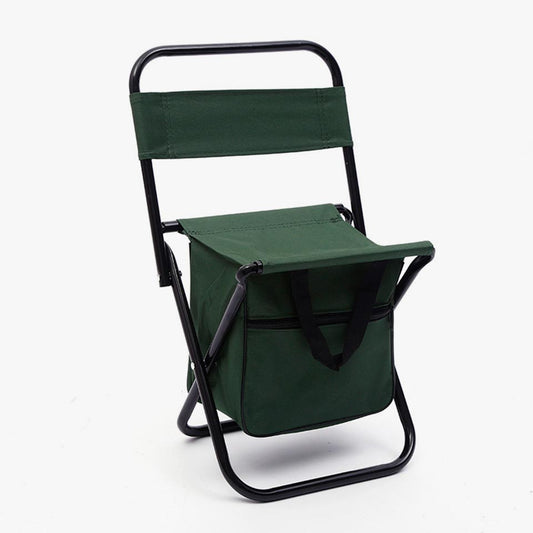 Cadeira Mochila Dobrável SOLIS Verde
