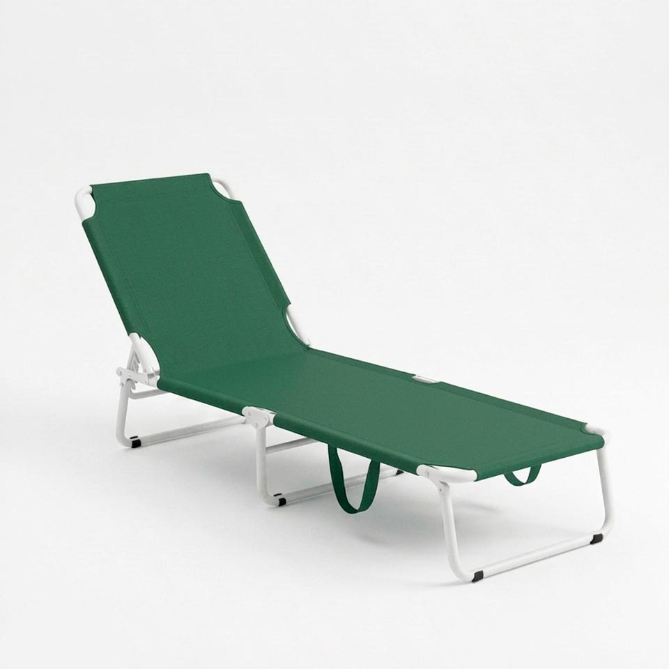 Espreguiçadeira Dobrável SOLIS Verde