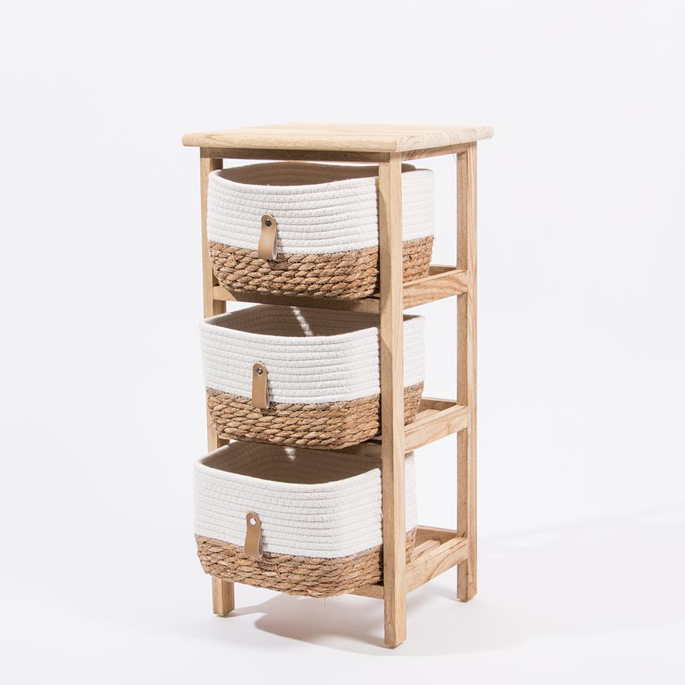 Móvel de arrumação NATURA BREEZE 30x26x62cm