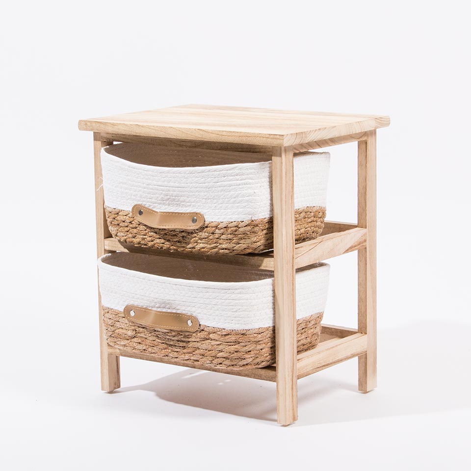 Móvel de arrumação NATURA BREEZE 37x27x41cm