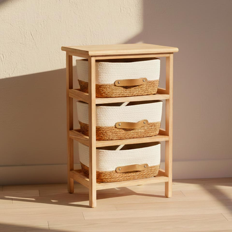 Móvel de arrumação NATURA BREEZE 37x27x57cm