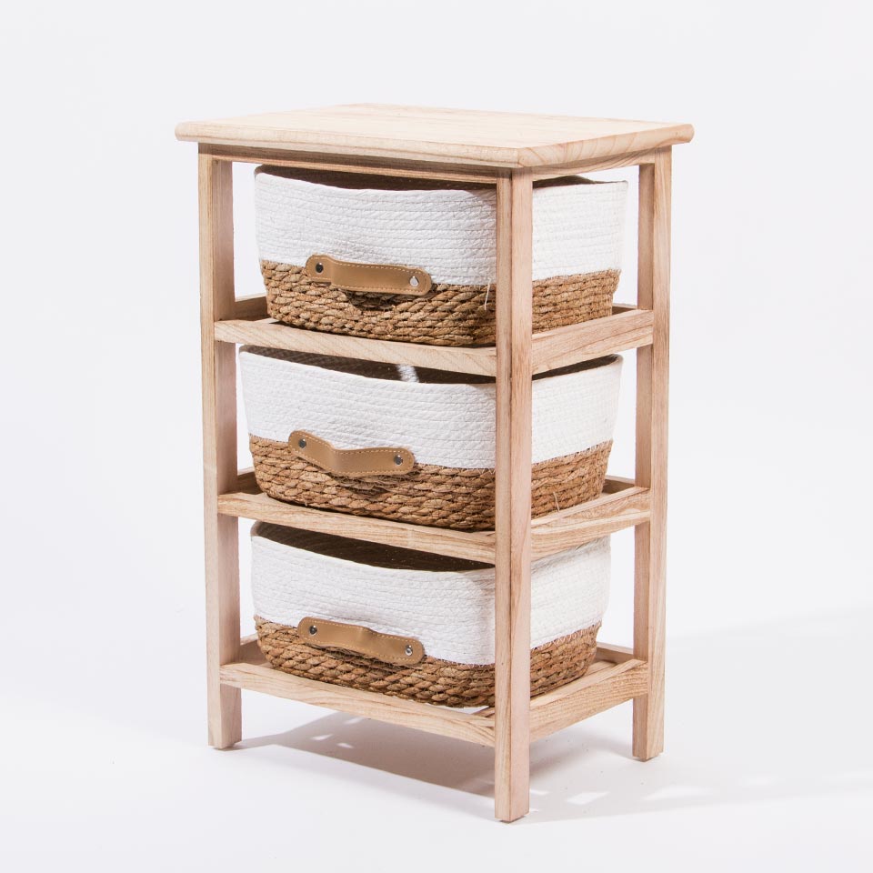 Móvel de arrumação NATURA BREEZE 37x27x57cm