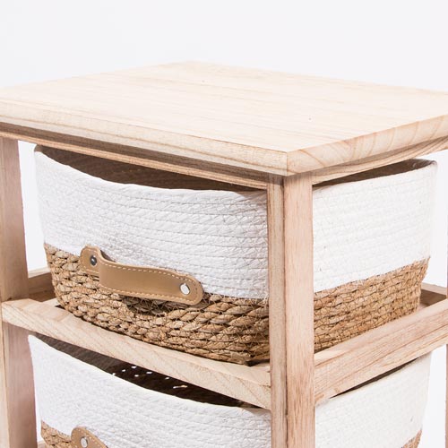 Móvel de arrumação NATURA BREEZE 37x27x57cm