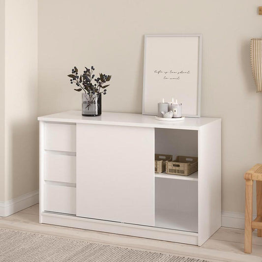 NAIA Sideboard White 119x50x75cm