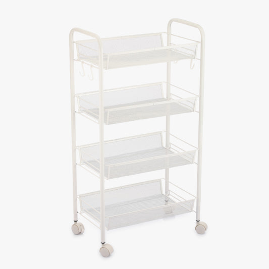 CARRELLO 4-shelf trolley White