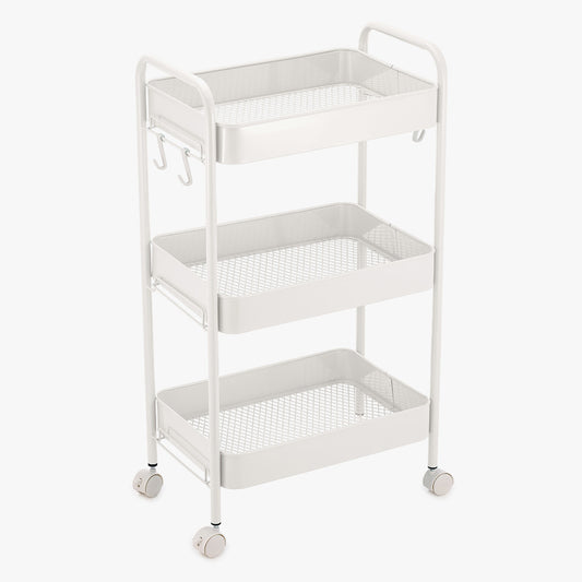 White AUXILIARY Cart