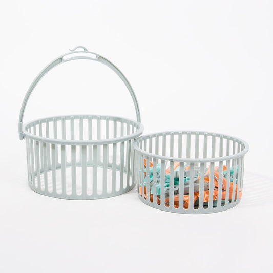 Conjunto de Cesto com 30 Molas para Roupa HOLDA