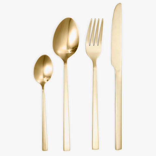 Faqueiro de 24 Peças TAVORA Dourado