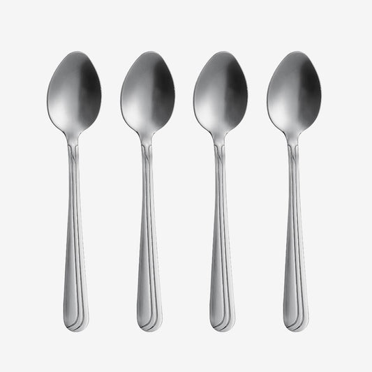 Set of 4 SCHMIEDE Teaspoons