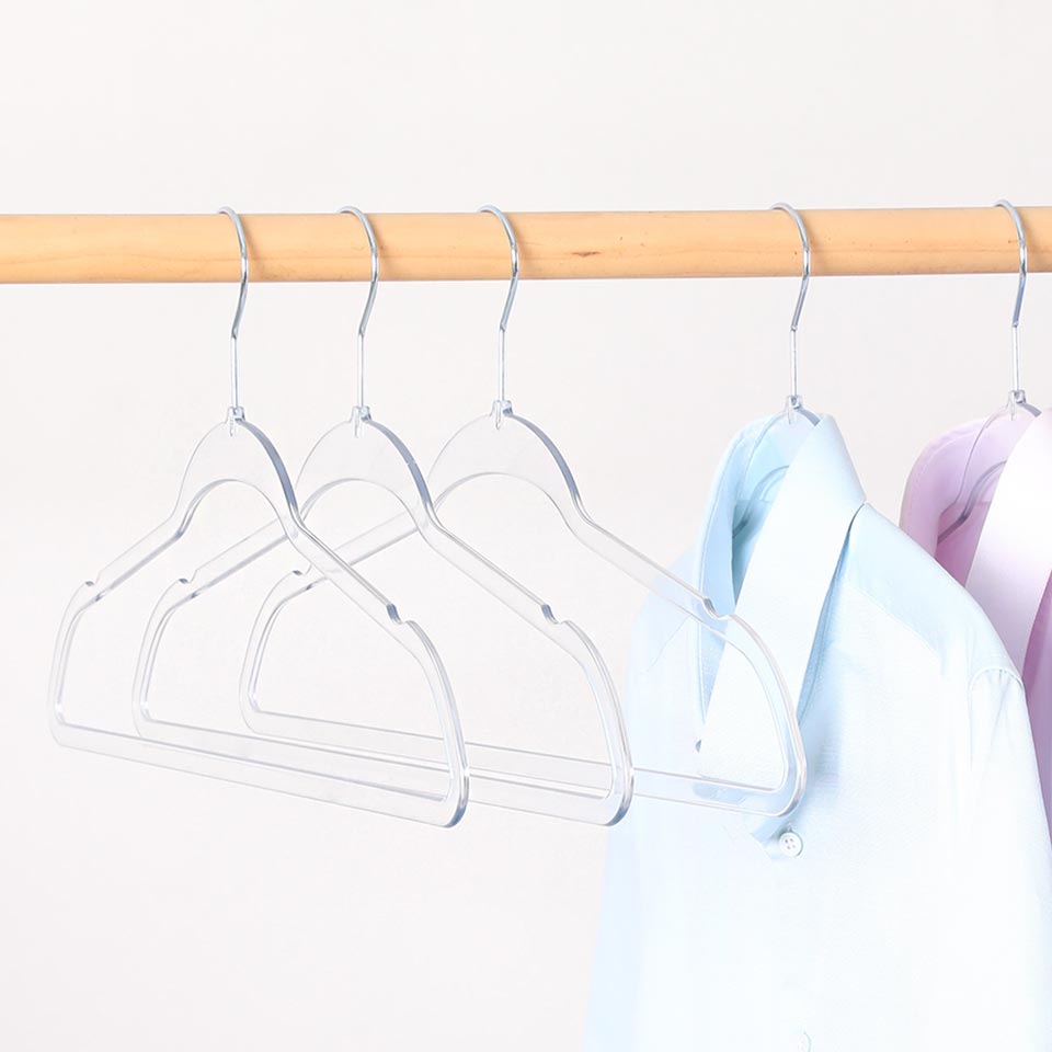 Conjunto de 3 Cabides Transparentes HIDDEN