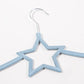 Conjunto de 5 Cabides KID VELVET Estrela Azul 33x22,5cm