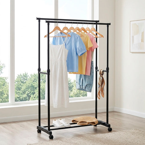 CHARRIOT Double Coat Rack 80X43X90-160cm