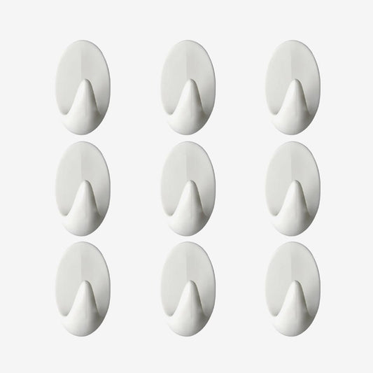 Set of 9 COLLE Self-Adhesive Hooks