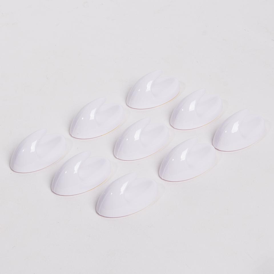 Set of 9 COLLE Self-Adhesive Hooks