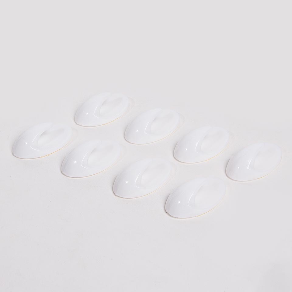 Set of 8 COLLE Self-Adhesive Hooks