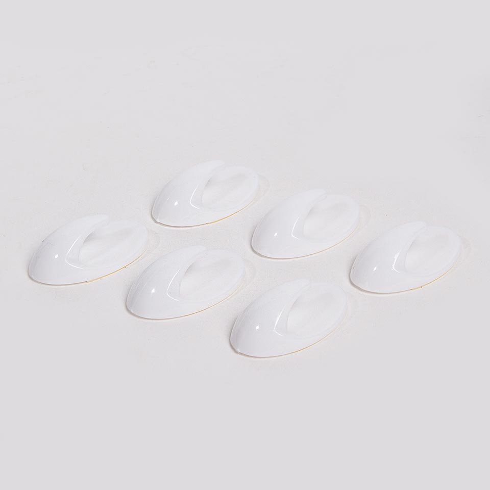 Set of 6 COLLE Self-Adhesive Hooks
