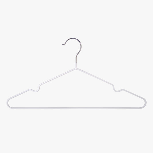 Set of 10 White TIDY Hangers